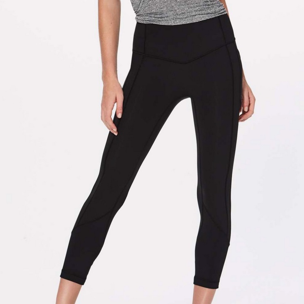 lululemon All The Right Places Crop II *23” - Black, size 4